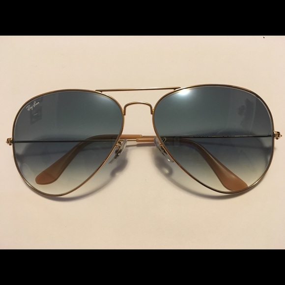 [SOLD] Ray-Ban Aviators Blue Gradient RB3025 - Picture 4 of 7